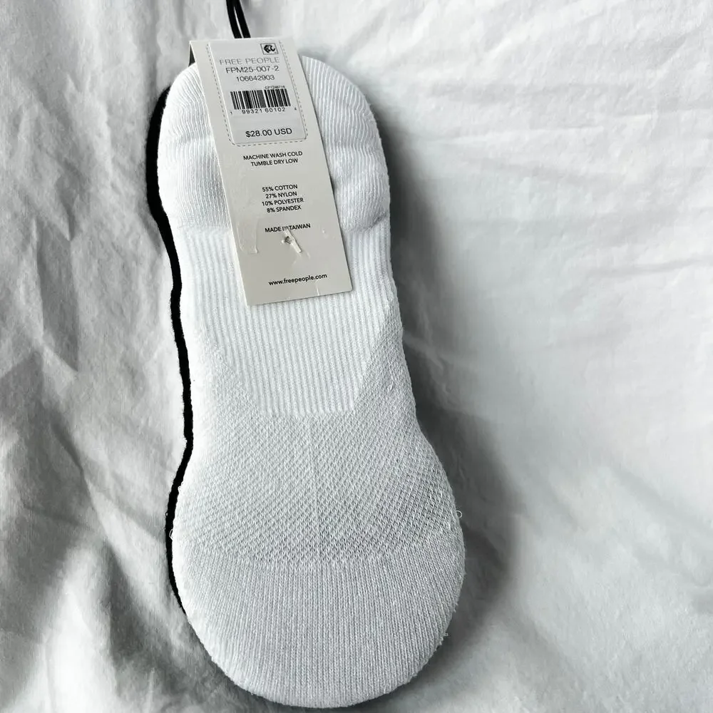NWT Free People Movement Simple Sport No-Show Sock 2-Pack